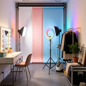 3 Hour All-Inclusive Creator Studio Hire Full Prop & RGB Lighting Bundle